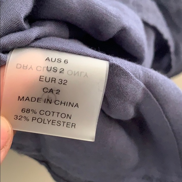 Ministry of Style off the shoulder blue top - Picture 5 of 5